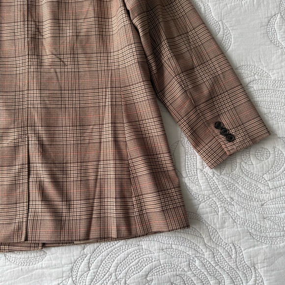 Loft - Petite Plaid Double Breasted Blazer - Picture 12 of 15